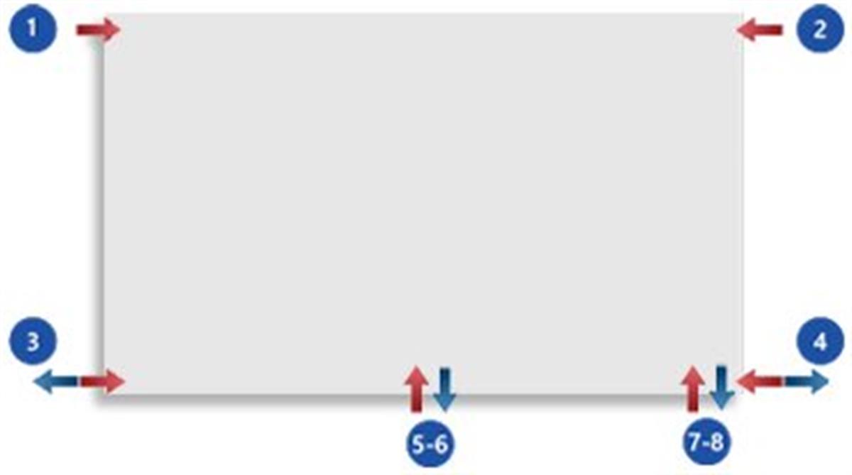 Henrad Everest Plan 8 33 HxL=700x800 (11/25)  2110W EN442 75/65/20 wit RAL9016 , aansluiting: links / midden